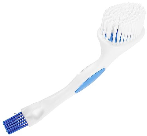 WRITWAA Washing Machine Cleaning Brush with Sturdy Bristles and Curved Handle for Deep Cleaning of Corners and Grout Lines in Laundry and Bathroom