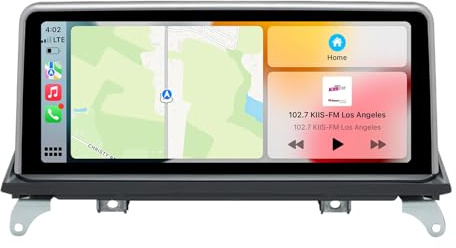 AWESAFE Linux Autoradio compatibles pour BMW X5 E70 BMW X6 E71 (2007-2010) CCC System, Carplay/Android Auto avec écran Tactile de 10.25 Pouces/Bluetooth/USB