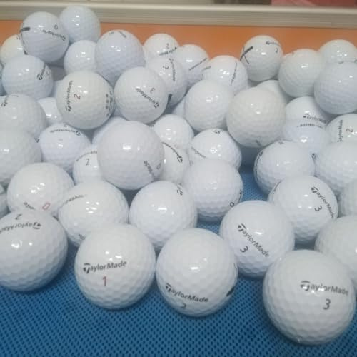Louis Donné 50 Stück Gebrauchte Golfbälle Mix, Wiederaufbereitete Golfbälle für Training & Spiel, Golfball Set mit Top Preis-Leistungs-Verhältnis für Anfänger & Übung