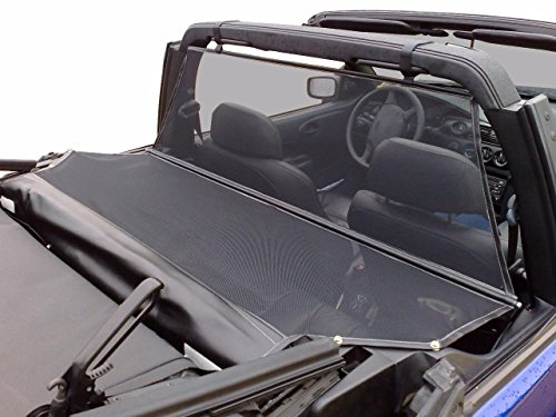 Aperta Windschott passend für Ford Escort (1992-1994) 100% Passgenau OEM Qualität Schwarz Windstop Windabweiser