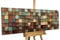 KunstLoft Wanddeko Holz rustikal | 100% HANDGEFERTIGT | 144x44x7cm | Holzbild 'More is more' | Abstrakt | Braun Grün | Wandbild Holz
