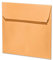 ARTOZ 75x quadratische Briefumschläge mango (Orange) 100 g/m² - 16 x 16 cm - Kuvert ohne Fenster - Umschläge mit Haftklebung