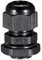 sourcing map PG9 Cable Gland Waterproof Plastic Joint Adjustable Locknut Black for 4mm-8mm Dia Cable Wire