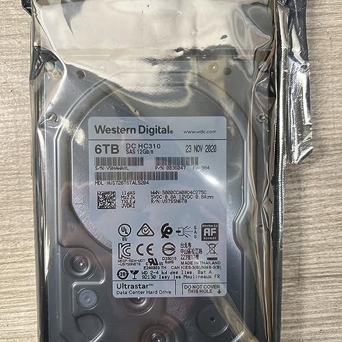 WD Ultrastar DC HC310 HUS726T6TAL5204 - HDD - 6 TB - interno - 3.5&34 - SAS 12Gb/s - 7200 rpm - buffer: 256 MB