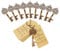 Aotoer 50Pcs Antique Key Bottle Opener Wedding Favors, Vintage Skeleton Key Bottle Opener Wedding Party Favor Souvenir Gift for Guests with Escort Card Tag and Key Chains