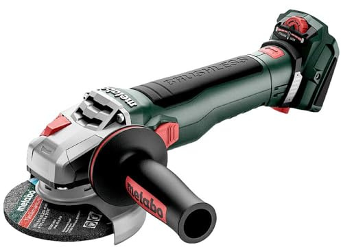 Metabo WVB 18 LT BL 11-115 Quick Akku-Winkelschleifer 18V (Schleifer/Schleifgerät/Schleifmaschine in metaBOX, ohne Akku + Ladegerät) # 613056840