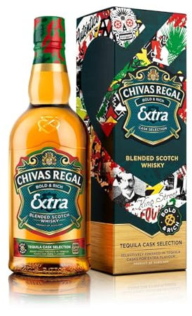 Chivas Regal Extra Whisky finished in Tequila Casks, 70cl with Gift Box