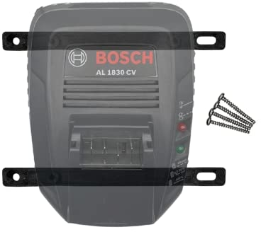 Wandhalterung kompatibel mit Bosch Akku Ladegerät AL 1830CV Grün Wandhalter Zubehör Werkstatt Tool von 3DHerb