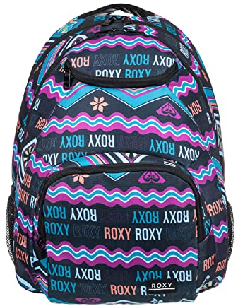 Roxy Shadow Swell Printed 24L - Mittelgroßer Rucksack für Frauen Schwarz