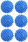 Voarge Waschkugel, Beschleunigte Trocknung, Trocknerbälle für Wäschetrockner,Trocknerbälle,Igelball Kugeln für Heim Kleidung Reinigung, Zeitsparend Reinigungszubehör(Blau, 6)