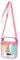 Aucuu Transparente Umhängetasche, PVC Durchsichtige Tasche mit Verstellbarem Riemen, Wasserdichte Durchsichtige Umhängetasche für Konzerte, Sportveranstaltungen, Shopping, Reisen（Kleines Rosa）