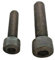 Zylinderschraube DIN 912 Feingewinde M8 und M10 Stahl Blank 12.9 Innensechskant Schwarz (2, M10 x 1,25 x 30)