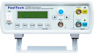 Generador de Señales Fuente de Función Digital DDS Doble canal FeelTech FY3200S 6/12/20/24/25MHz Forma de Onda Arbitraria/Medidor de Frecuencia de Pulso（FY3200S 6M）