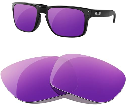 HiCycle2 Verres polarisés de rechange pour lunettes de soleil Oakley Holbrook, différentes options, aubergine, nothing