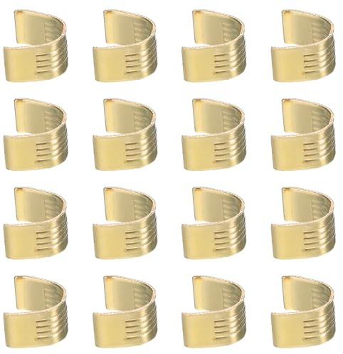 QUARKZMAN Gürtelklemme 2GT Kupferschnalle Drahtkabelverbinder 16 Stück | Drahtkabelverbinder für 3D-Drucker Zubehör für 6mm breiten Offenen Zahnriemen