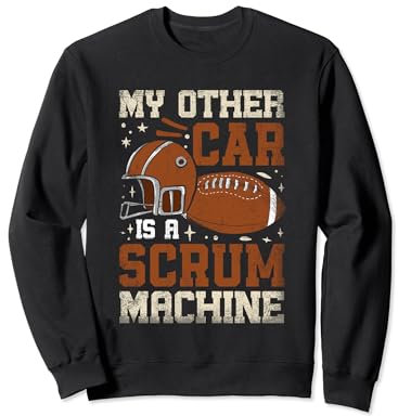 Mein anderes Auto ist ein Scrum Machine Rugby Sweatshirt