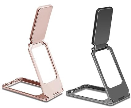 Fokroin 2Pcs Handy Ringhalter, Ring Stand Handy, 360° Drehbarer Ring Handy, kompatibel mit magnetischen Autohalterungen, Kompatibel mit Allen Mobiltelefonen und einigen Tablets auf dem Markt