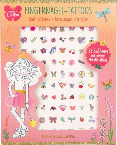 DIE SPIEGELBURG - Fingernagel-Tattoos - Prinzessin Lillifee