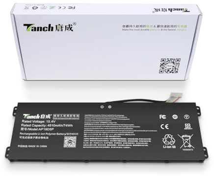 Laptop-Akku AP19D5P für ACER Predator Helios 300 PH317-52-74KR ConceptD 3 Ezel CC315-72G-74LB CN315-72G-50CJ CN315-72G-565R 15.4V, 4810mAh, 74W