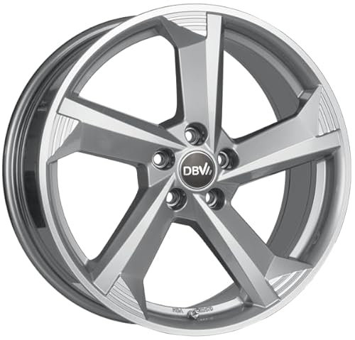 20 Zoll Alufelge DBV TORINO III 8,5x20 5/108 ET49 hyper silber, front poliert Felge