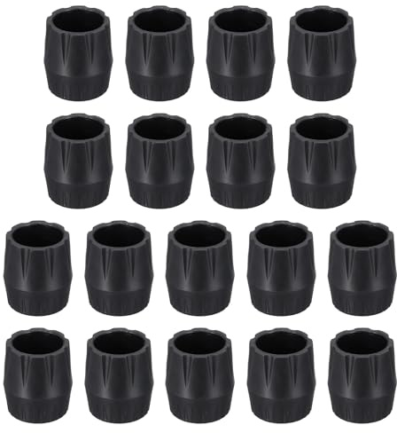 sourcing map 18Pcs Microphone Stand Foot Pads Holder Foot Protector Caps Leg Pads Replacement for Microphone, Guitar, Instrument Accessories