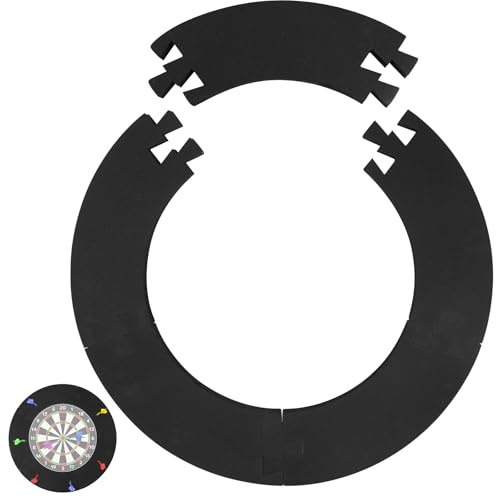 Behogan Dart Surround, Surround Dartscheibe, Dartscheibe Schutzring für Ø 45 cm, Gesamt - Ø 72 cm, Optimaler Schutz von Wand, Dart Wandschutz, Umrandung Dartboard, Dartringschutz, Wandschutz Ring