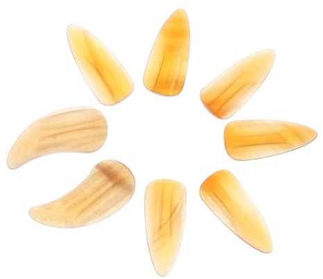 Alasum 8stücke Fingerpicks für Musikinstrumente Guzheng-zubehör Fingerschutz aus Hochwertigen Materialien Guzheng-werkzeuge Schutz für Fingernägel
