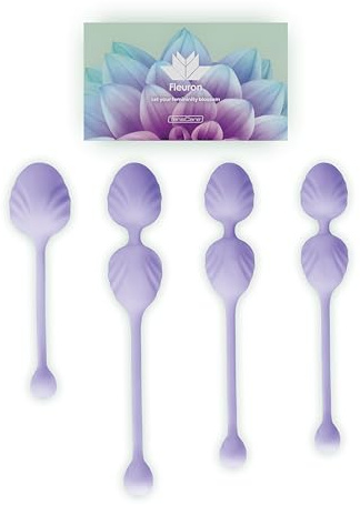 TensCare Fleuron Pelvic Floor Toning Balls – Medical-Grade Silicone Kegel Weights Set (4 Weights) for Pelvic Muscle Strengthening, Bladder Control & Postnatal Recovery