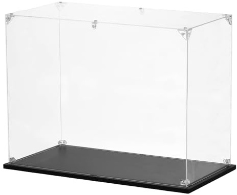 QUARKZMAN Acryl Vitrine 40 x 20 x 30 cm Klare Displaybox Aufbewahrungsbox | Zusammenbaubare, Staubdichte, Für Sammlerfiguren