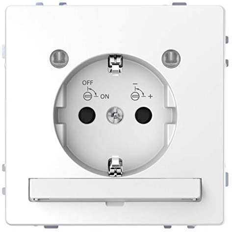 Merten SCHUKO-Steckdose lotosws MEG2304-6035 m.Lichtauslass System Design Steckdose 4042811198244