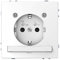 Merten SCHUKO-Steckdose lotosws MEG2304-6035 m.Lichtauslass System Design Steckdose 4042811198244