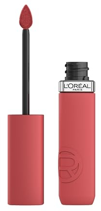 L'Oréal Paris Pflegender Lippenstift mit mattem Finish, Für leuchtende Farben mit bis zu 16 Stunden Halt, Infaillible Matte Resistance, Nr. 230 Shopping Spree, 1x 5 ml