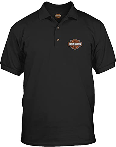 Harley-Davidson Militär, exklusives Overseas Tour Polo, Bar & Shield