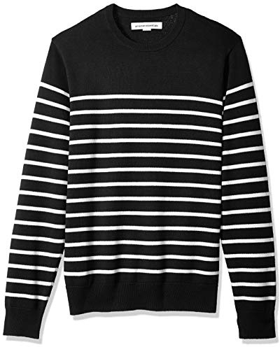 Amazon Essentials Men's Long-Sleeve Crewneck Jumper, 100% Cotton, Big & Tall Options Available