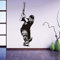 NSRJDSYT Cricket Sport Wandtattoo Cricket Batsman Wandaufkleber Vinyl Kinder Schlafzimmer Dekor Abnehmbare Teenager Zimmer Dekoration Wandbild 57x20cm