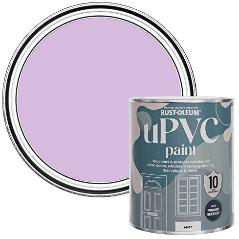 Rust-Oleum Purple uPVC Door and Window Paint in Matt Finish - Violet Macaroon 750ml