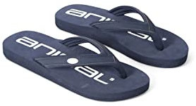 Animal Swish Womens Flip-Flops -Lightweight, Comfortable & Slip-on Footwear with Padded Straps - For Spring Summer, Beach, Walking, Outdoors Blue Adult Shoe Size 8
