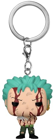 Funko Pop! Keychain: OP - Roronoa Zoro - One Piece - Mini-Figurine en Vinyle à Collectionner Porte-clés Fantaisie - Cadeau de Noël - Idée de Cadeau - Produits Officiels - Anime Fans