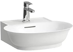 Laufen The New Classic Handwaschbecken, mit Überlauf, 1 Hahnloch, 500x450mm, H815852, Farbe: weiss matt