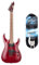 ESP LTD MH-200QM NT STBC E-Gitarre Black Cherry + keepdrum Klinken-Kabel