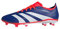 adidas Unisex Predator League Football Boots Firm Ground Fußballschuhe, Lucid Blue/Cloud White/Solar Red, 39 1/3 EU