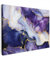 MuchoWow© Impression sur Toile Peinture 40x30 cm Tableau Mural Decoration Salon Reproductions de Tableaux Murale Moderne Marbre - Or - Violet - Abstrait