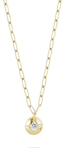 JETTE Damen-Kette 925er Silber 1 Zirkonia One Size 88854519