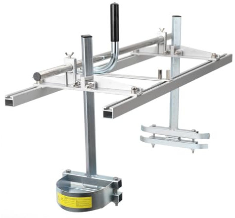 ECUTEE Segheria a Catena Motoseghe Planking Fresatura, Segheria Portatile per Motosega Tavolame Lame 35 cm a 91cm, Alluminio e Acciaio Inox Cavalletto Taglialegna Chainsaw Segheria Mobile