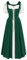 SCARLET DARKNESS Damen Ren Faire Faschingskleid Rockabilly mit Taschen Wikinger Medieval Dress Dunkelgrün XXL
