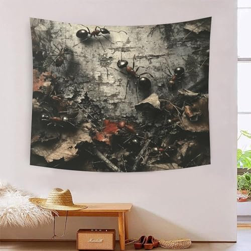 ESPLJQRYX 3D Druck Ameisen Wandteppiche Poster Ornament Wandbehang Wandteppich Raumteiler Vorhang Für Schlafzimmer Wohnzimmer Tapisserie 180cmx230cm