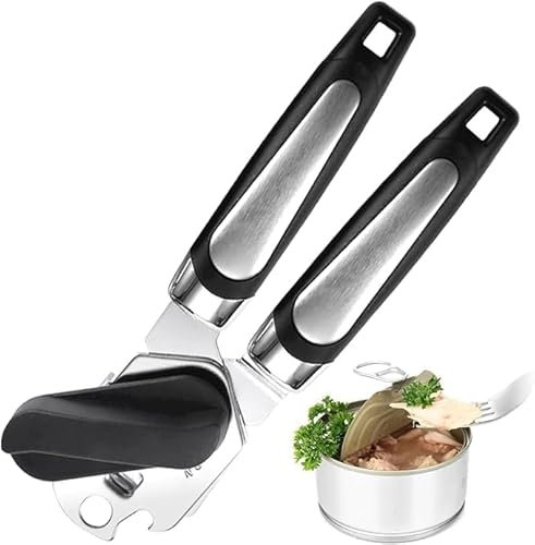 Tin Openers Can Opener 3-in-1 Stainless Steel Manual Tin Openers with Non-Slip Handle Can Openers Perfect Kitchen Tool
