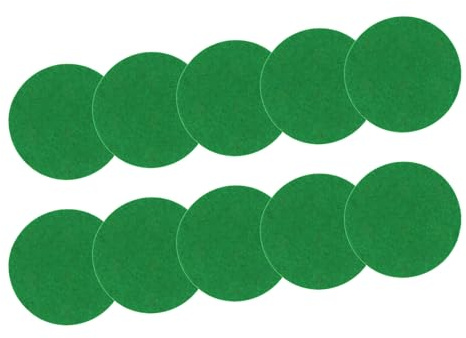 Wkldjf 10Pcs Feltro Adesivo Per Air Hockey Pusher Air Hockey Tavolo Feltro Pusher Sostituzioni Feltro Pad Hockey Air Hockey Feltro Pad