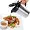 Saucière isotherme à double isolation en acier inoxydable avec couvercle à charnière pour dîners, restaurants, banquets, fêtes (750 ml)
