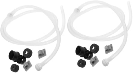 iplusmile 2sets Enhanced Reach Soap Dispenser Kit Flexible Waste Pipe for Kitchen Sink Soap Dispenser under Counter